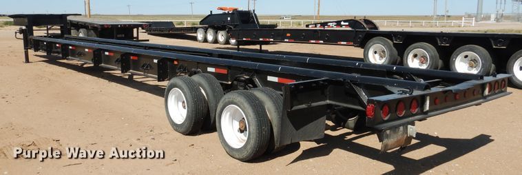 image for item DD0278 Shop built chassis trailer