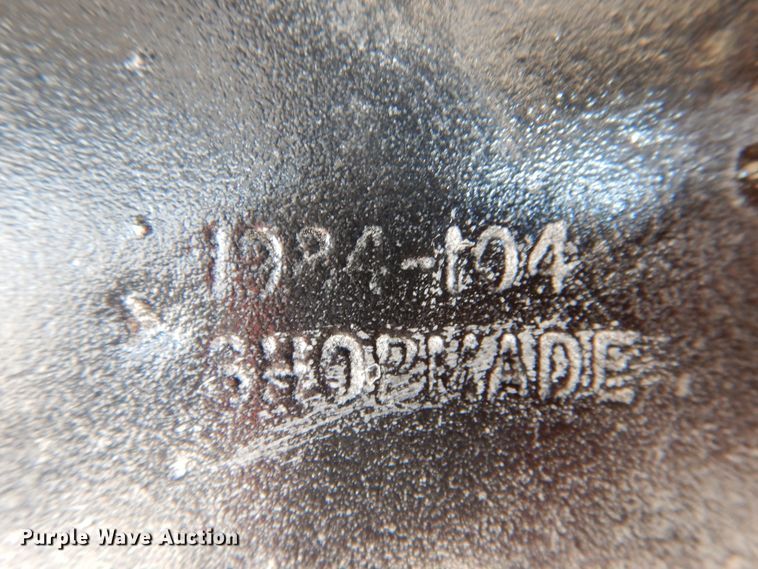 image for item DD0278 Shop built chassis trailer