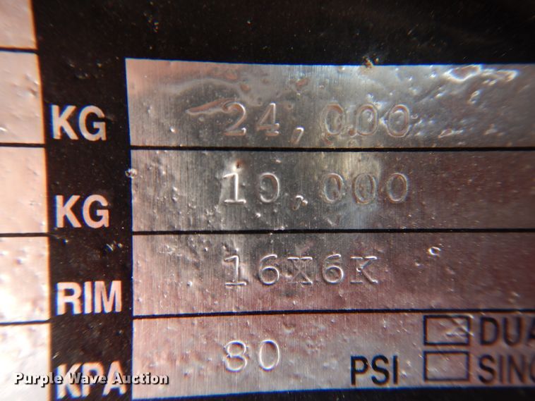 image for item DD0279 2008 John Kerr equipment trailer