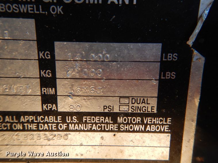 image for item DD0281 2011 John Kerr pipe trailer