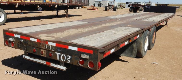 image for item EL9240 1979 Vulcan drop deck trailer