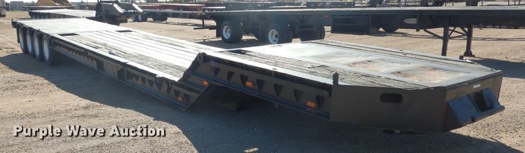 image for item GR9252 1981 Nuttall drop deck oilfield trailer