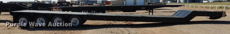 image for item GR9252 1981 Nuttall drop deck oilfield trailer