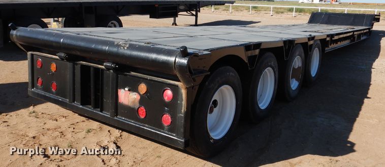 image for item GR9252 1981 Nuttall drop deck oilfield trailer