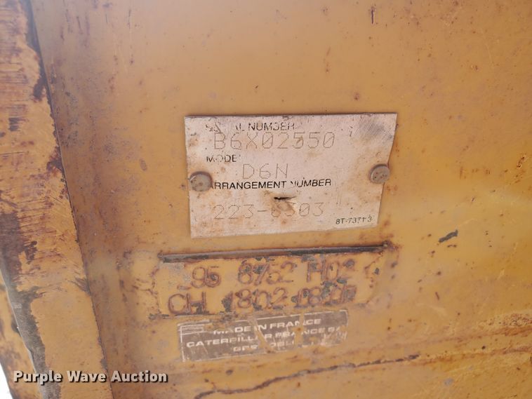 image for item HO9597 2007 Caterpillar D6N XL  dozer