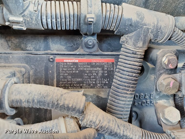 image for item HO9600 2008 Komatsu WA250-6  wheel loader