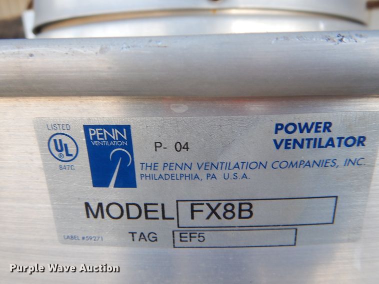 image for item AE9693 Penn Power FX8B ventilator