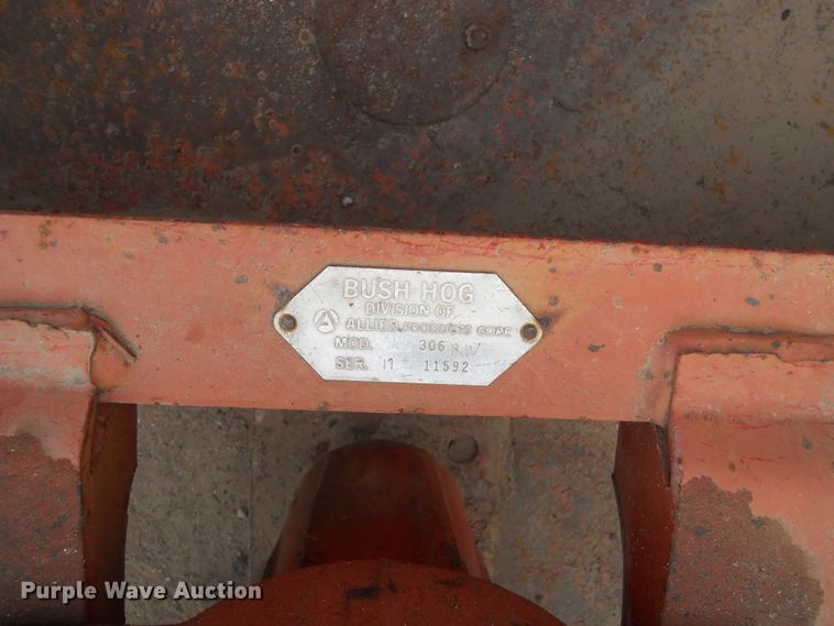 image for item DF4562 Bush Hog 306RW rotary mower