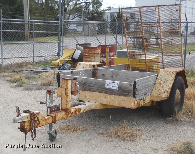 image for item DF4565 Shop built utility trailer