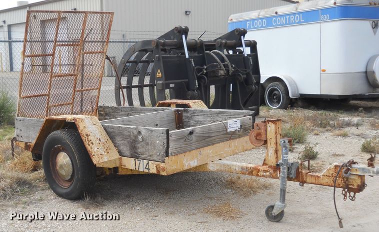 image for item DF4565 Shop built utility trailer