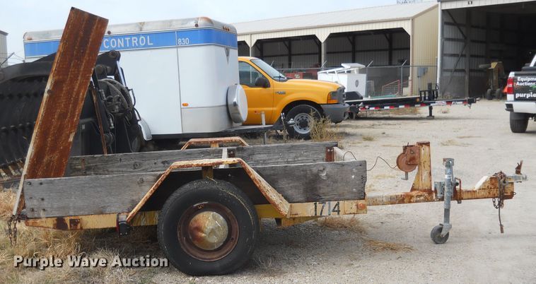 image for item DF4565 Shop built utility trailer