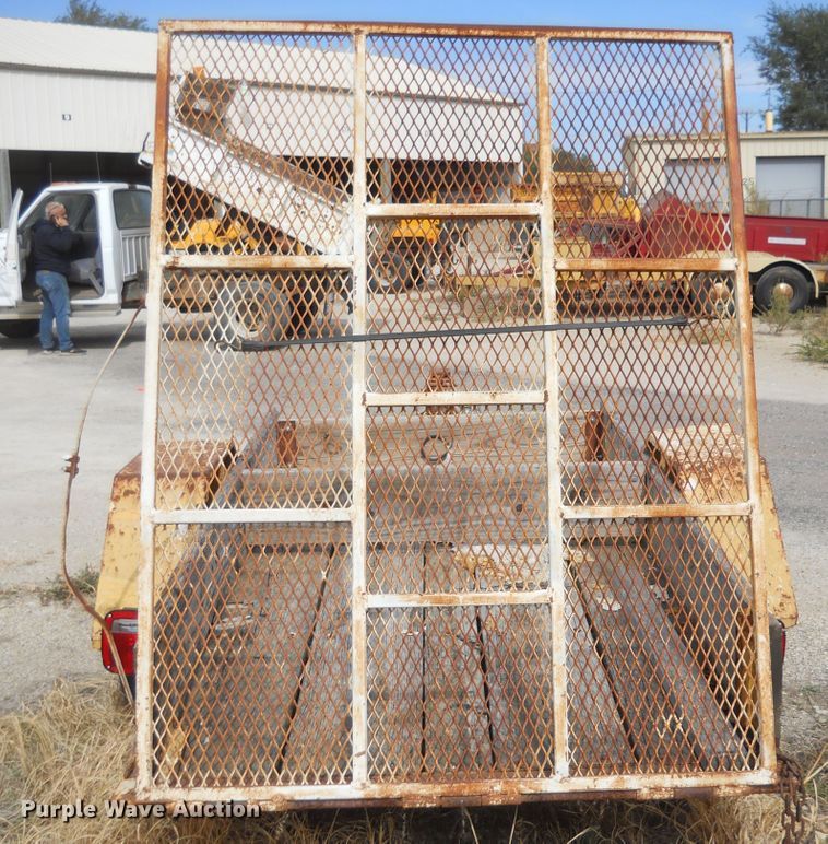 image for item DF4565 Shop built utility trailer