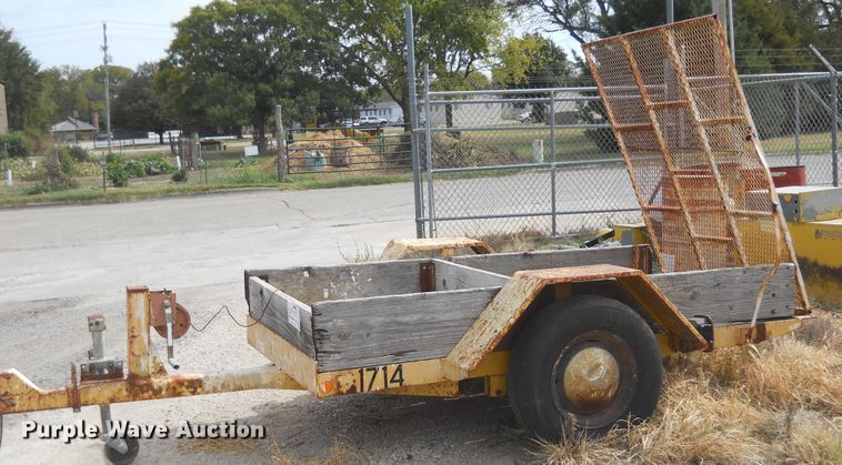image for item DF4565 Shop built utility trailer
