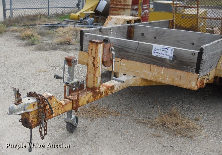 image for item DF4565 Shop built utility trailer