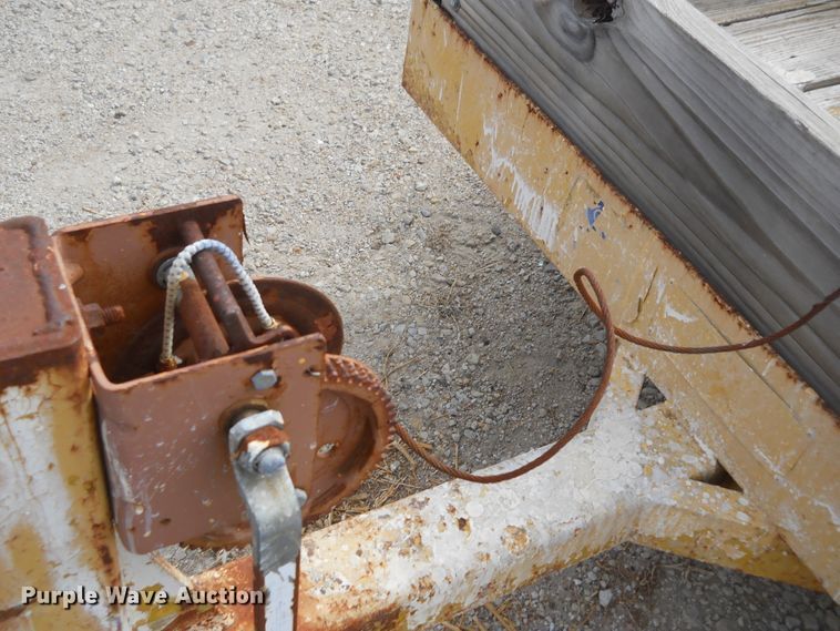 image for item DF4565 Shop built utility trailer