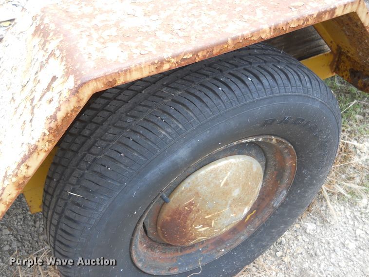 image for item DF4565 Shop built utility trailer