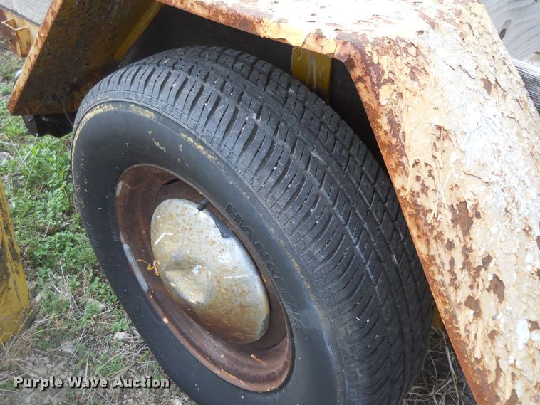 image for item DF4565 Shop built utility trailer