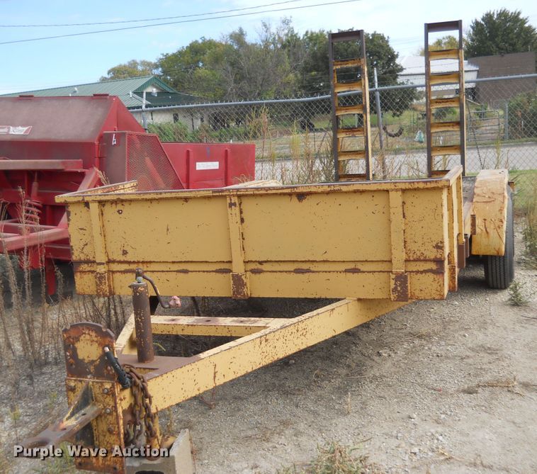 image for item DF4567 1987 shop built equipment trailer