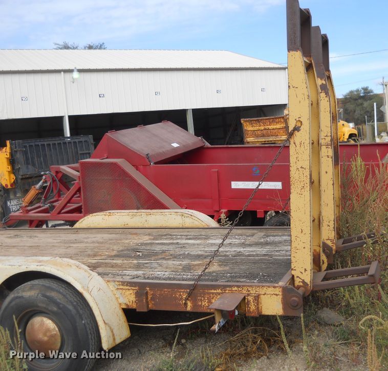 image for item DF4567 1987 shop built equipment trailer
