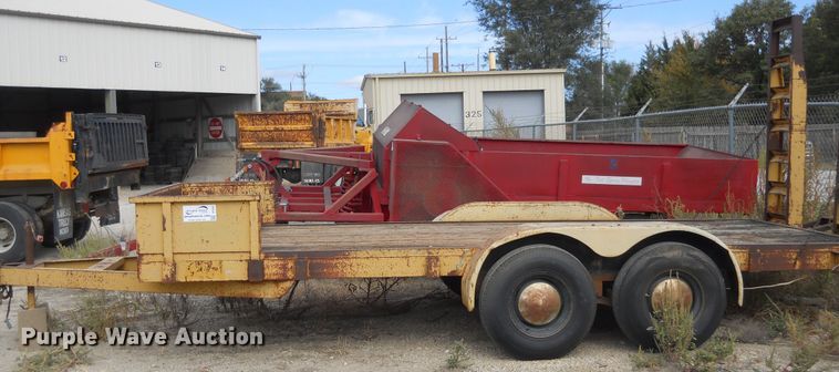 image for item DF4567 1987 shop built equipment trailer