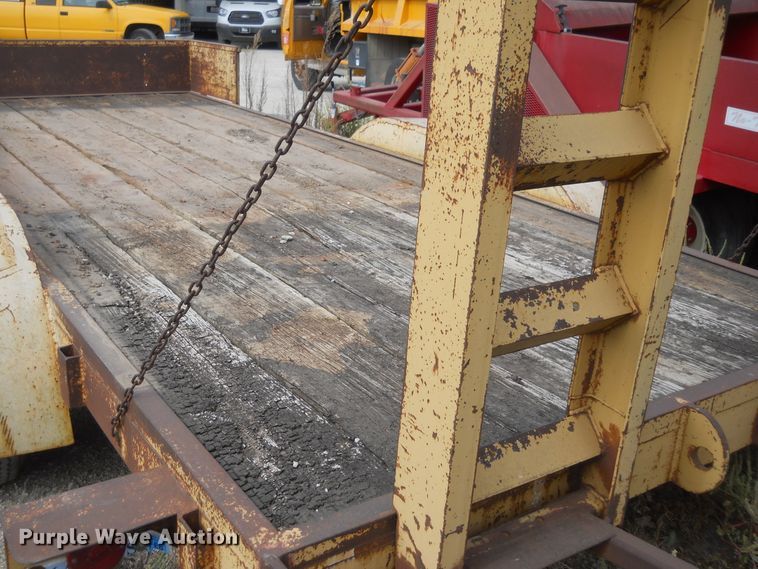 image for item DF4567 1987 shop built equipment trailer