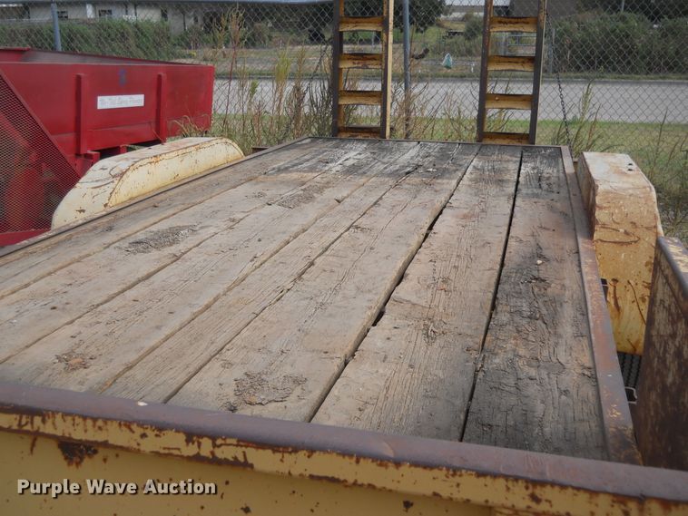 image for item DF4567 1987 shop built equipment trailer