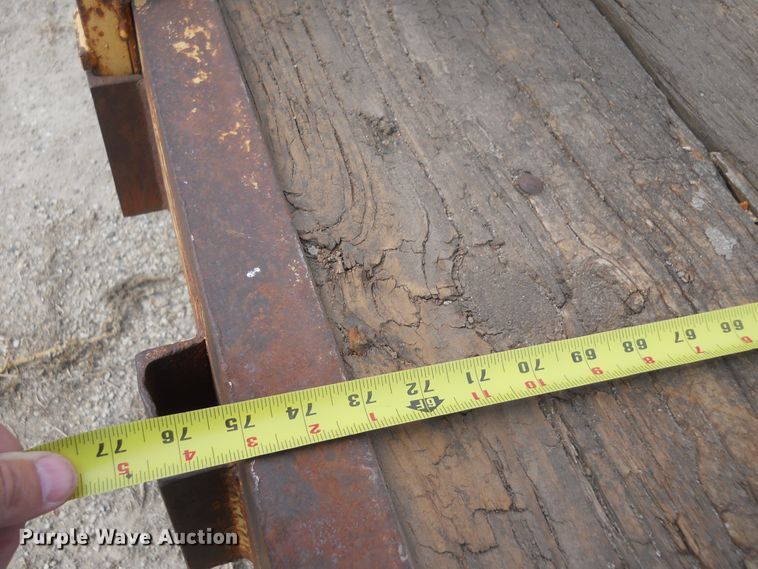 image for item DF4567 1987 shop built equipment trailer