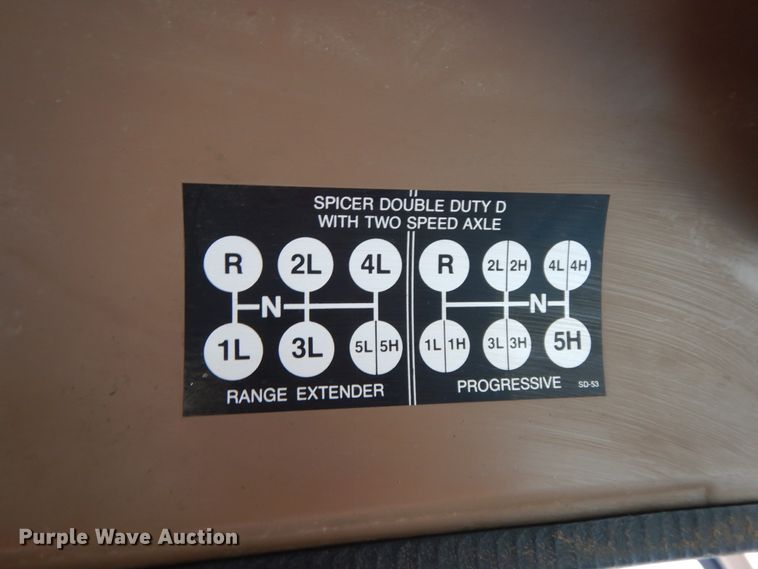 image for item DG6956 1987 International 1954  dump truck