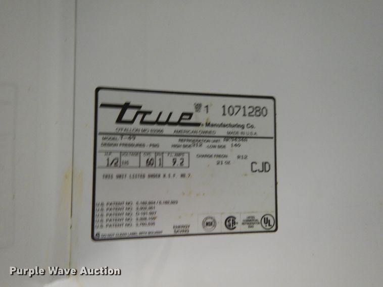 image for item DH3274 True T49 refrigerator