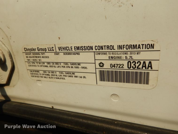 image for item DH3323 2013 Dodge Charger Police