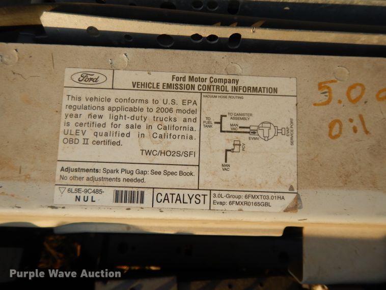 image for item DH3328 2006 Ford Ranger  pickup truck