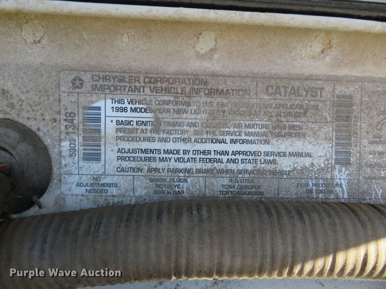 image for item DH3976 1996 Jeep Cherokee  SUV