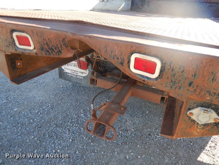 image for item DH6702 1995 Ford F800  dump flatbed truck