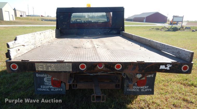 image for item DH6705 1995 Ford F800  dump flatbed truck