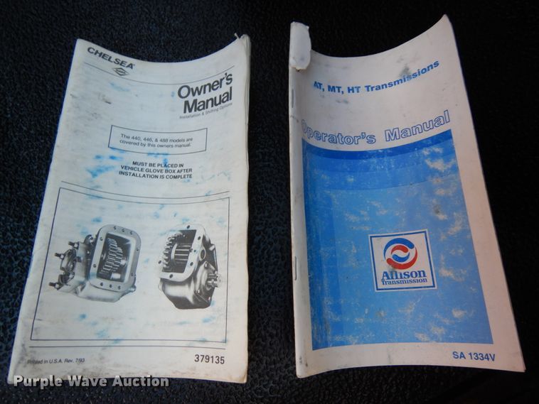 image for item DH6705 1995 Ford F800  dump flatbed truck