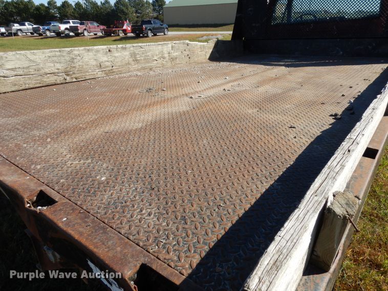 image for item DH6705 1995 Ford F800  dump flatbed truck