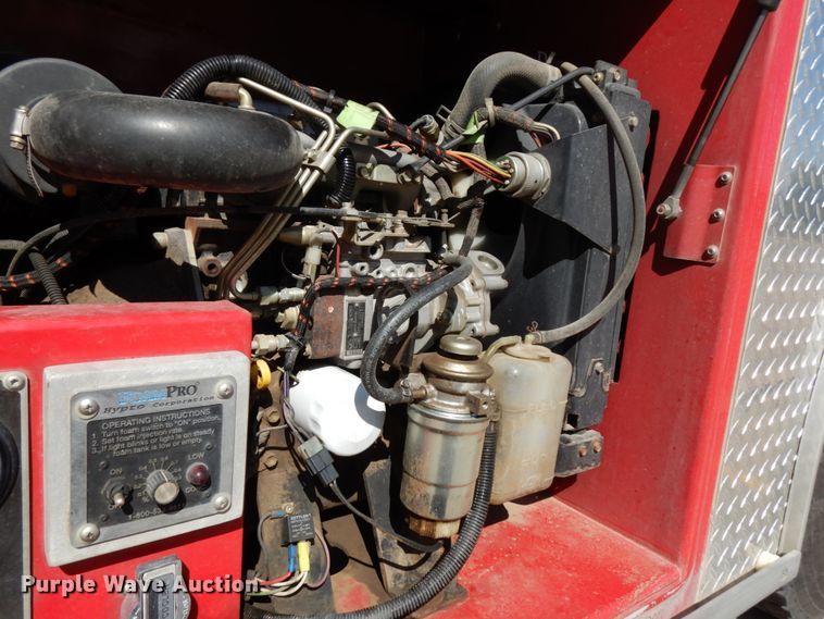 image for item DH6717 1992 International 4900  pumper fire truck