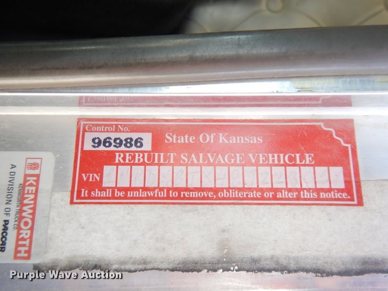 image for item DJ6863 2008 Kenworth T800  dump truck