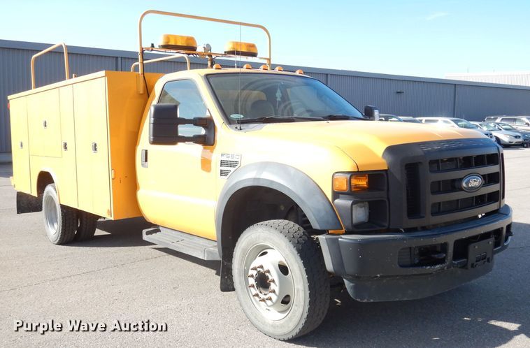 image for item DJ6865 2008 Ford F550 Super Duty XL  utility truck
