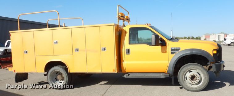 image for item DJ6865 2008 Ford F550 Super Duty XL  utility truck
