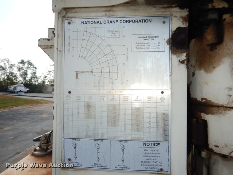 image for item DJ6913 2004 International 4400  crane truck