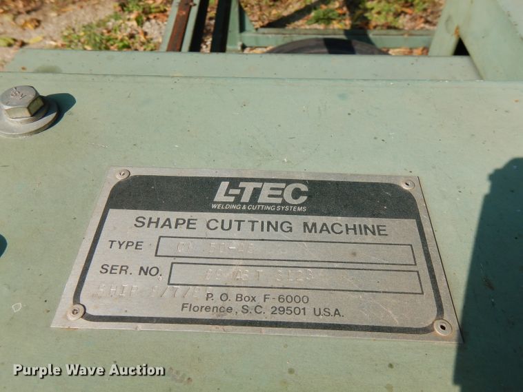 image for item FR9204 L-Tec CM50 CNC plasma cutting table