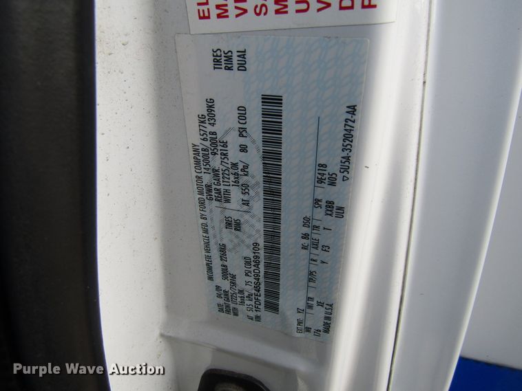 image for item GQ9199 2009 Ford E450  shuttle bus