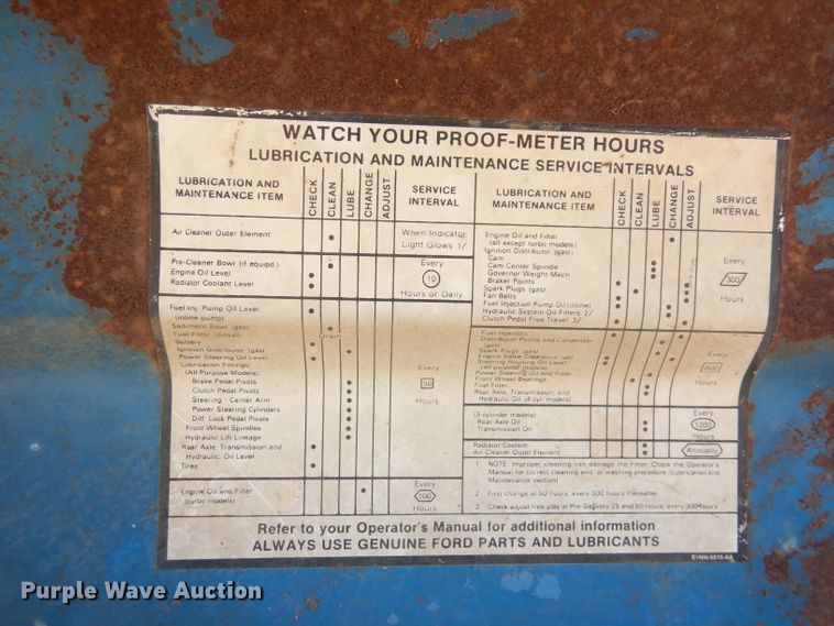 image for item HA9781 1985 Ford 4610  tractor