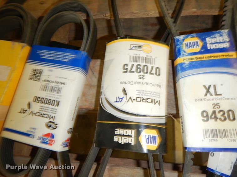 image for item HA9908 Approximately 40 automotive belts