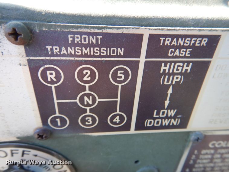 image for item HK9502 1969 Am General XM18  flatbed truck