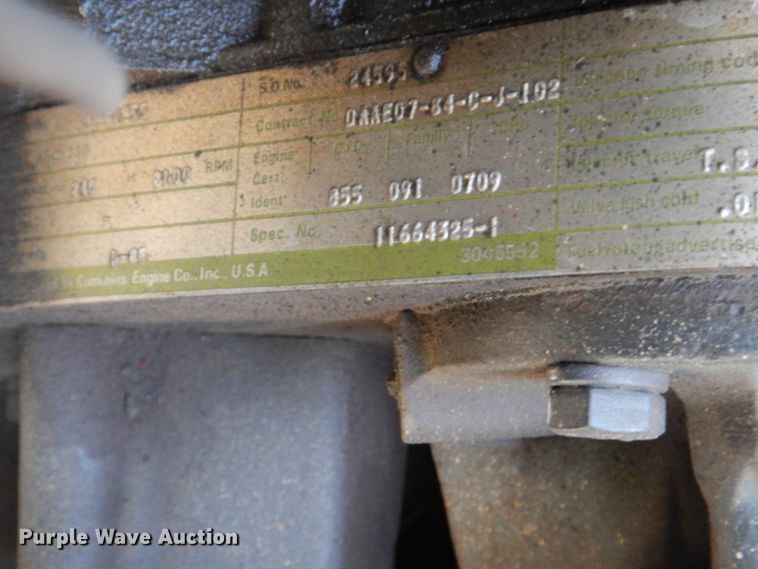 image for item HK9502 1969 Am General XM18  flatbed truck