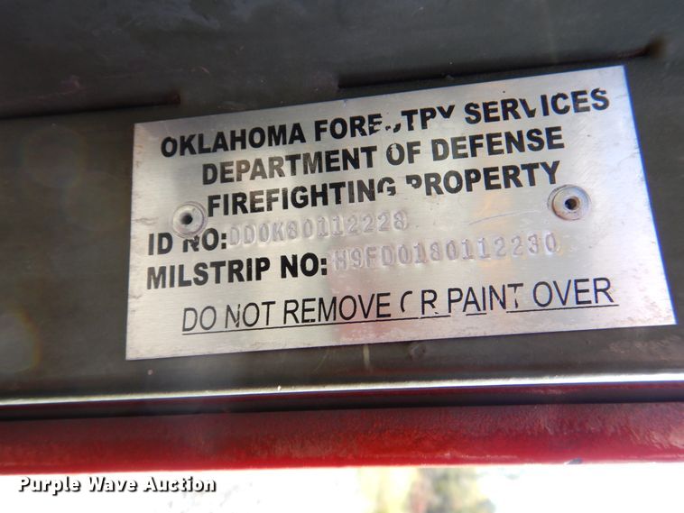 image for item HK9502 1969 Am General XM18  flatbed truck