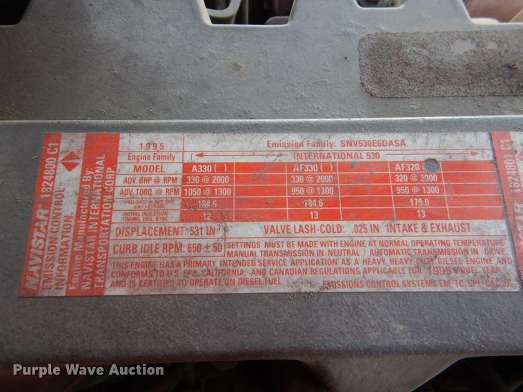 image for item HK9503 1996 Pierce E9684  pumper fire truck