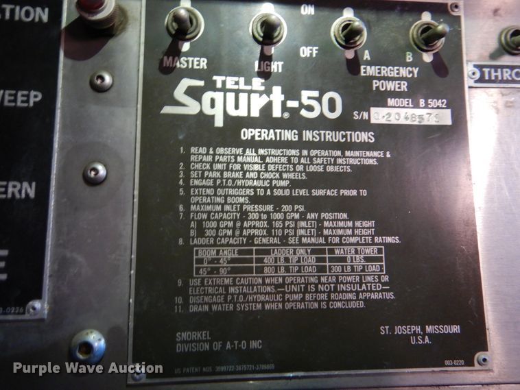 image for item HK9504 1978 American Lafrance  ladder fire truck